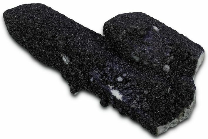 Dark Purple Fluorite Encrusted Quartz Crystals - New Find! #350675